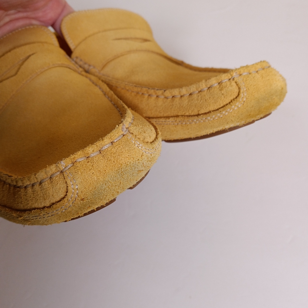 Harry's of London Yellow Suede Driving Moccasin/Penny Loafer - Picture 6 of 15